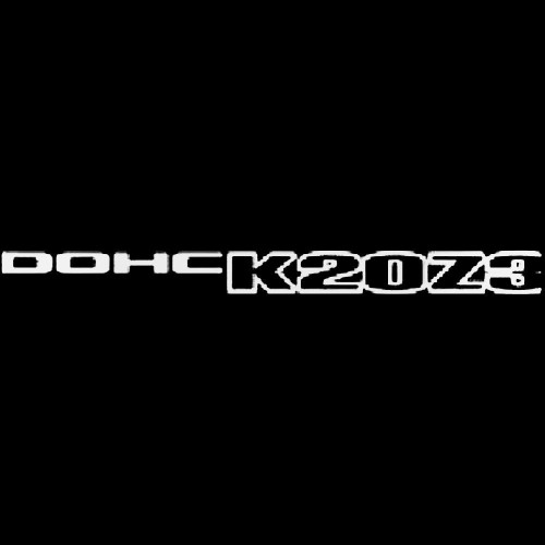 Dohc K20z3 Side Panel S Decal