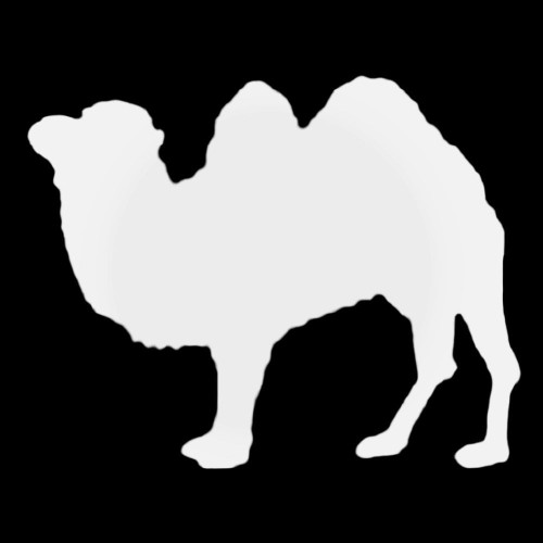 Double Hump Camel Decal Sticker