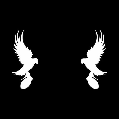 Dove And Grenade Set Of Band Vinyl Decal Sticker