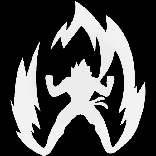 Dragon Ball Z Super Saiyan Goku Sticker