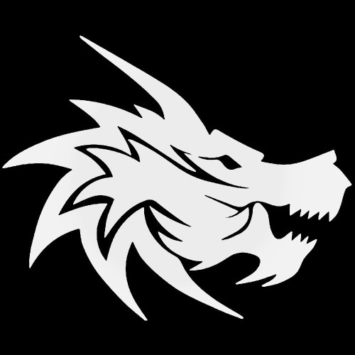Dragon Head Sticker