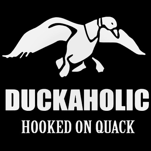 Duckaholic From The Tv Serie Duck Dinasty Decal Sticker