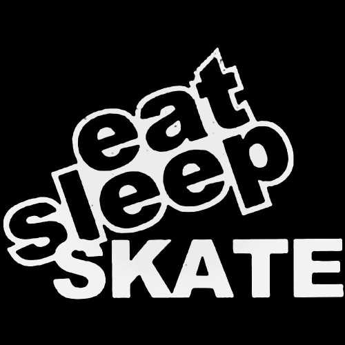 Eat Sleep Skate Skateboard Decal Sticker