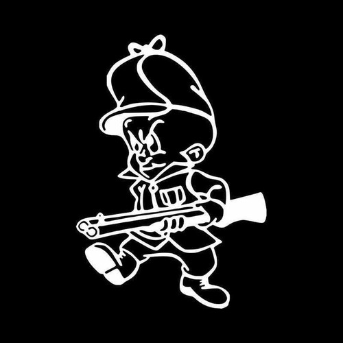 Elmer Fudd Ver Vinyl Decal Sticker