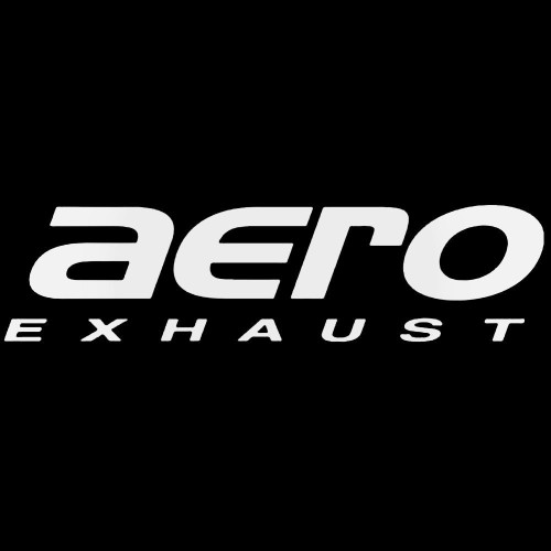 Aero Exhaust Vinyl Decal Sticker