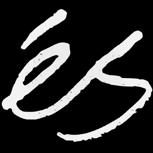 Es Skateboard Decal Sticker