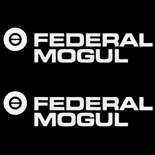 Federal Mogul Decal Sticker