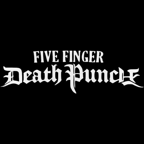 Five Finger Death Punch Text Logo Vinyl Decal Sticker Five Finger Death Punch Text Logo Vinyl Decal Sticker