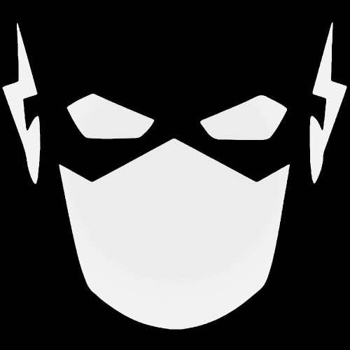 Flash Face Mask Sticker