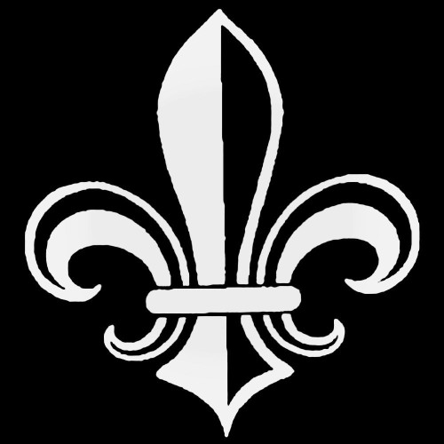 Fleur De Lis Alt Decal Sticker