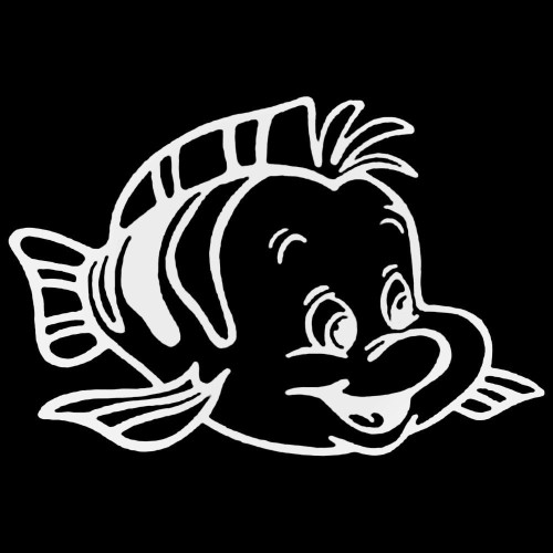 Flounder Vinyl Decal
