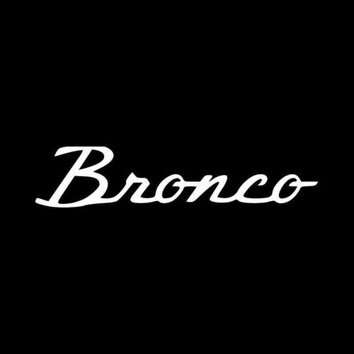 Ford Bronco Set Vinyl Decal Sticker