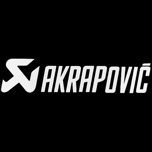 Akrapovic Exhaust Sticker