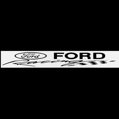 Ford Racing Windshield Banner 1 Decal Sticker