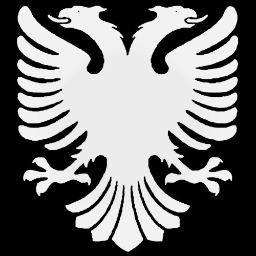 Albanian Eagle Flag Emblem V1 Decal Sticker