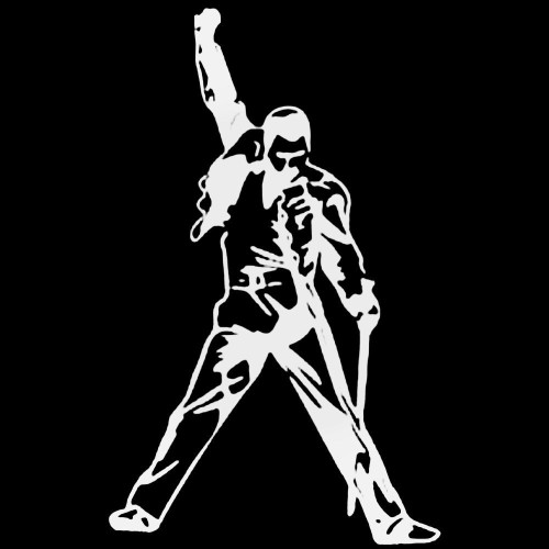 Freddie Mercury Queen Band Decal Sticker