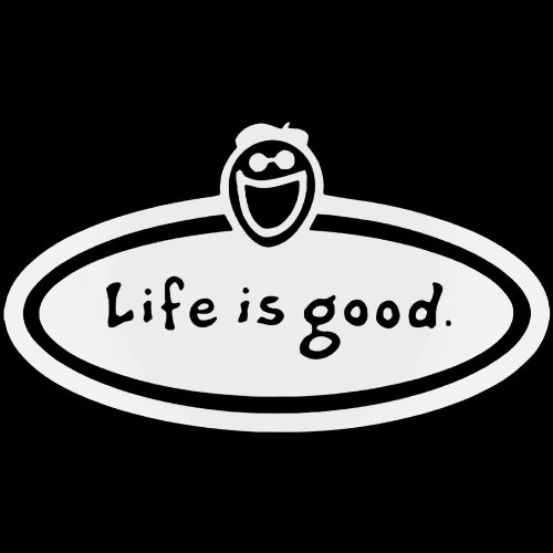 Funny s Life Is Good Decal