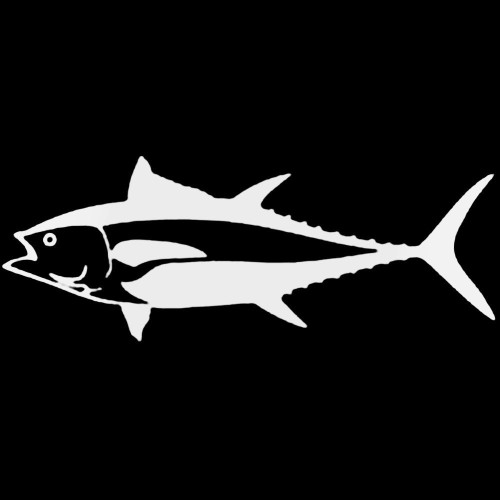 Giant Bluefin Tuna Decal Sticker