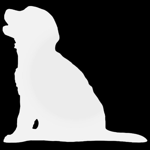 Golden Retriever Puppy Decal Sticker