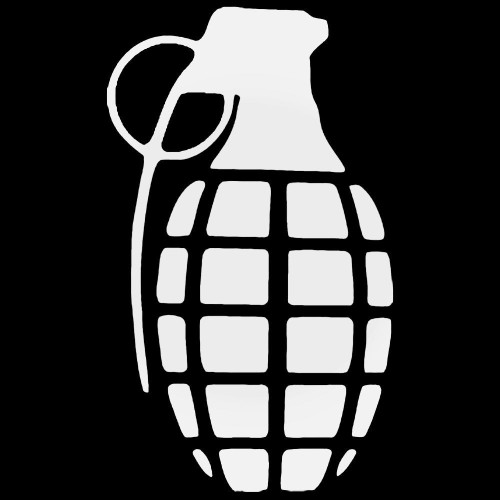 Grenade Gloves Logo Decal Sticker