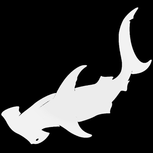 Hammerhead Shark 2 Sticker