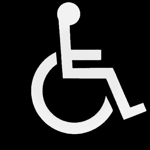 Handicap Decal Sticker