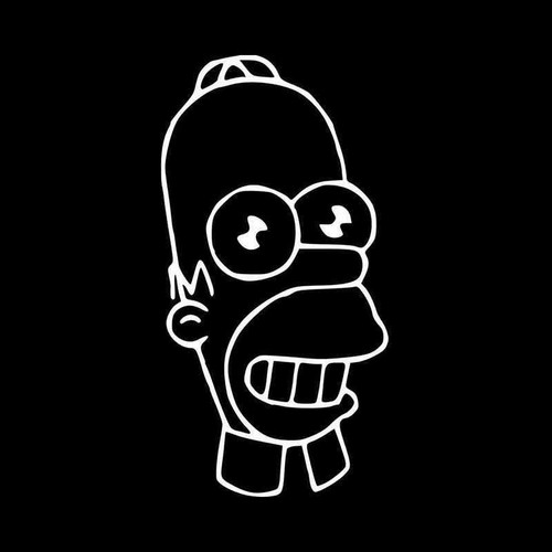 Homer Mr Sparkle Vinyl Decal Sticker