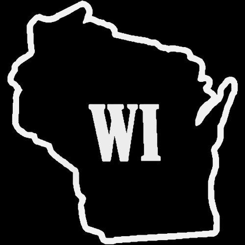 Home State Wisconsin Decal Sticker