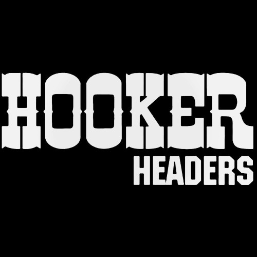 Hooker Headers Decal Sticker
