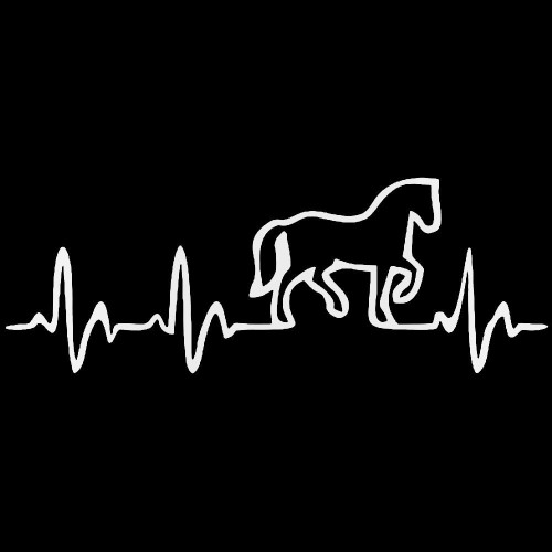 Horse Diogram Hebeat Vinyl Decal Sticker