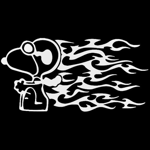 FLYING SNOOPY DECAL / STICKER 16