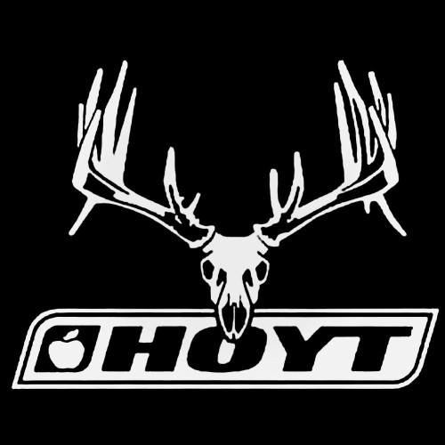 Hoyt Buck Antlers Skull Style 1 Decal Sticker