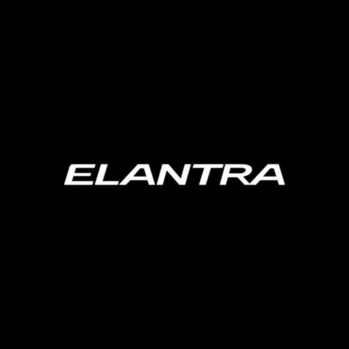 Hyundai Elantra Logo Vinyl Decal Sticker