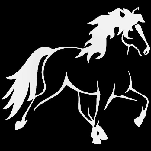 Icelandic Pony Horse Tolting Vinyl Decal Sticker