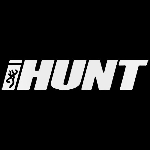 I Hunt 2 Hunting Die Cut Decal Sticker