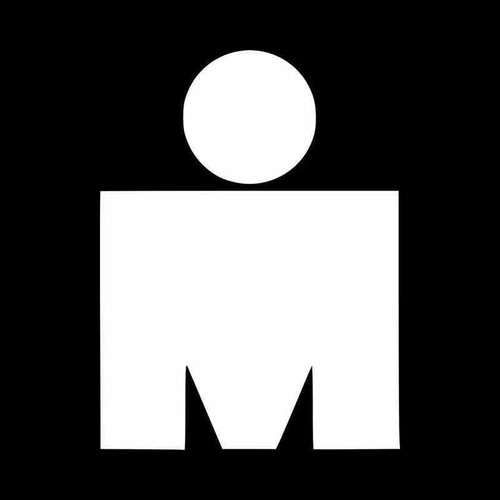 Ironman Symbol Triathlon Vinyl Decal Sticker