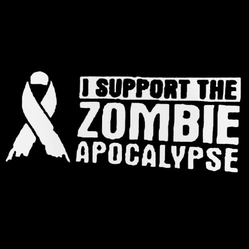 I Support The Zombie Apocalypse Decal Sticker