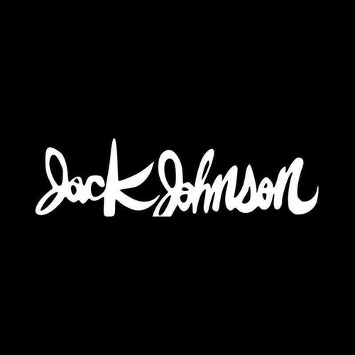 Jack Johnson Rock Band Logo Vinyl Decal Sticker