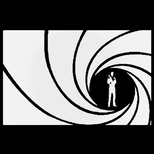 James Bond 007 Barrel Decal Sticker