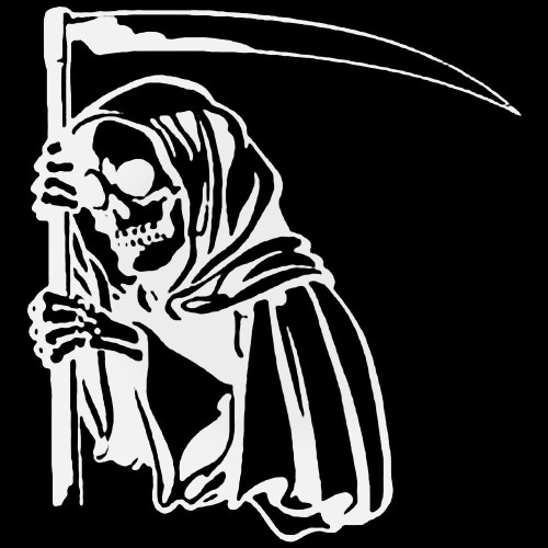 Angel Of Death Grim Reaper Decal Sticker