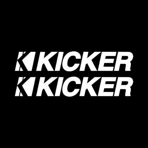 Kicker Logo 2 Vinyl Decal Sticker