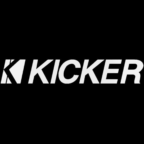 Kicker Audio Vinyl Decal Sticker