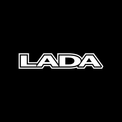 Lada Contours Pleins Vinyl Decal Sticker