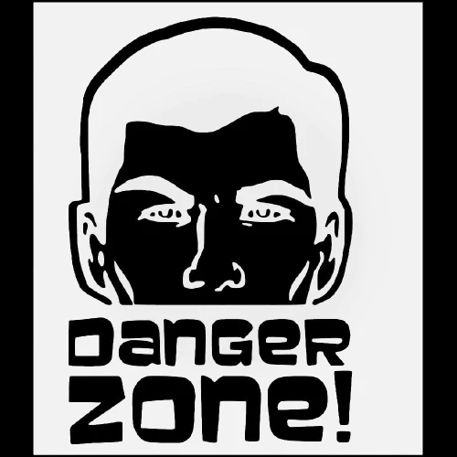 Archer Danger Zone Archer Danger Zone Yeti Decal