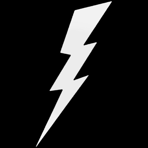 Lightning Bolt Vinyl Decal