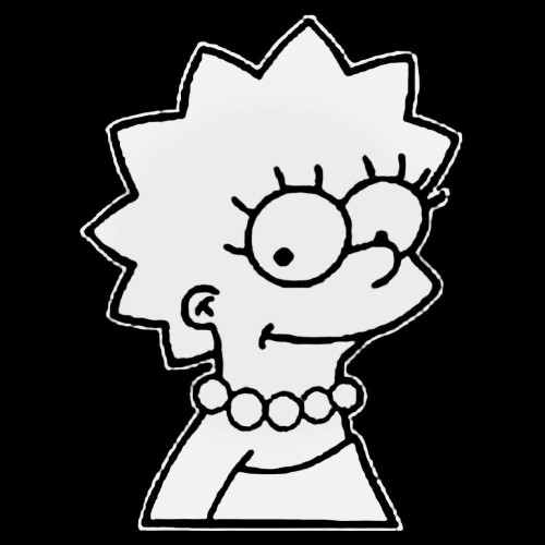 Lisa Simpson Vinyl Decal