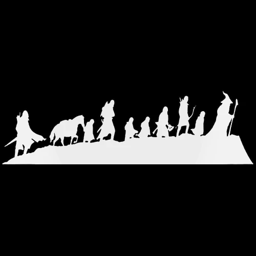 Lord Of The Rings Caravan Decal Sticker