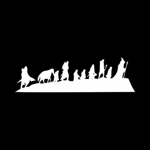 Lord Of The Rings Caravan Vinyl Decal Sticker