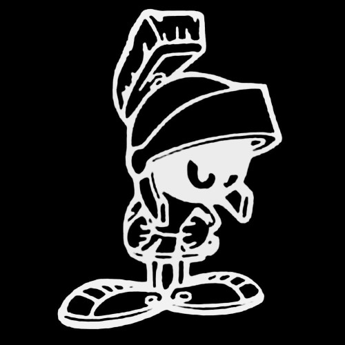 Marvin The Martian Vinyl Decal