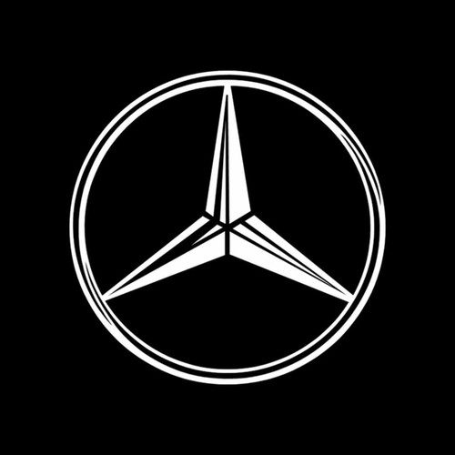 Mercedes Benz Logo Moderne Vinyl Decal Sticker